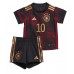 Tyskland Serge Gnabry #10 Borta Kläder Barn VM 2022 Kortärmad (+ Korta byxor)